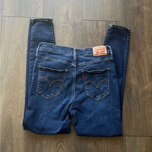 Levi's Skinny Blue Jeans